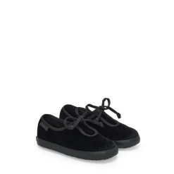 2442 KIDS VELVET BALLERINA LACE