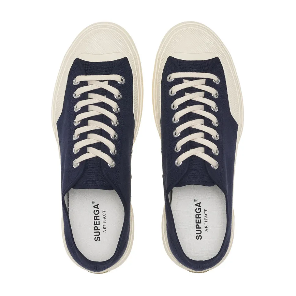 2432 WORKS LOW CUT COTTON CANVAS
